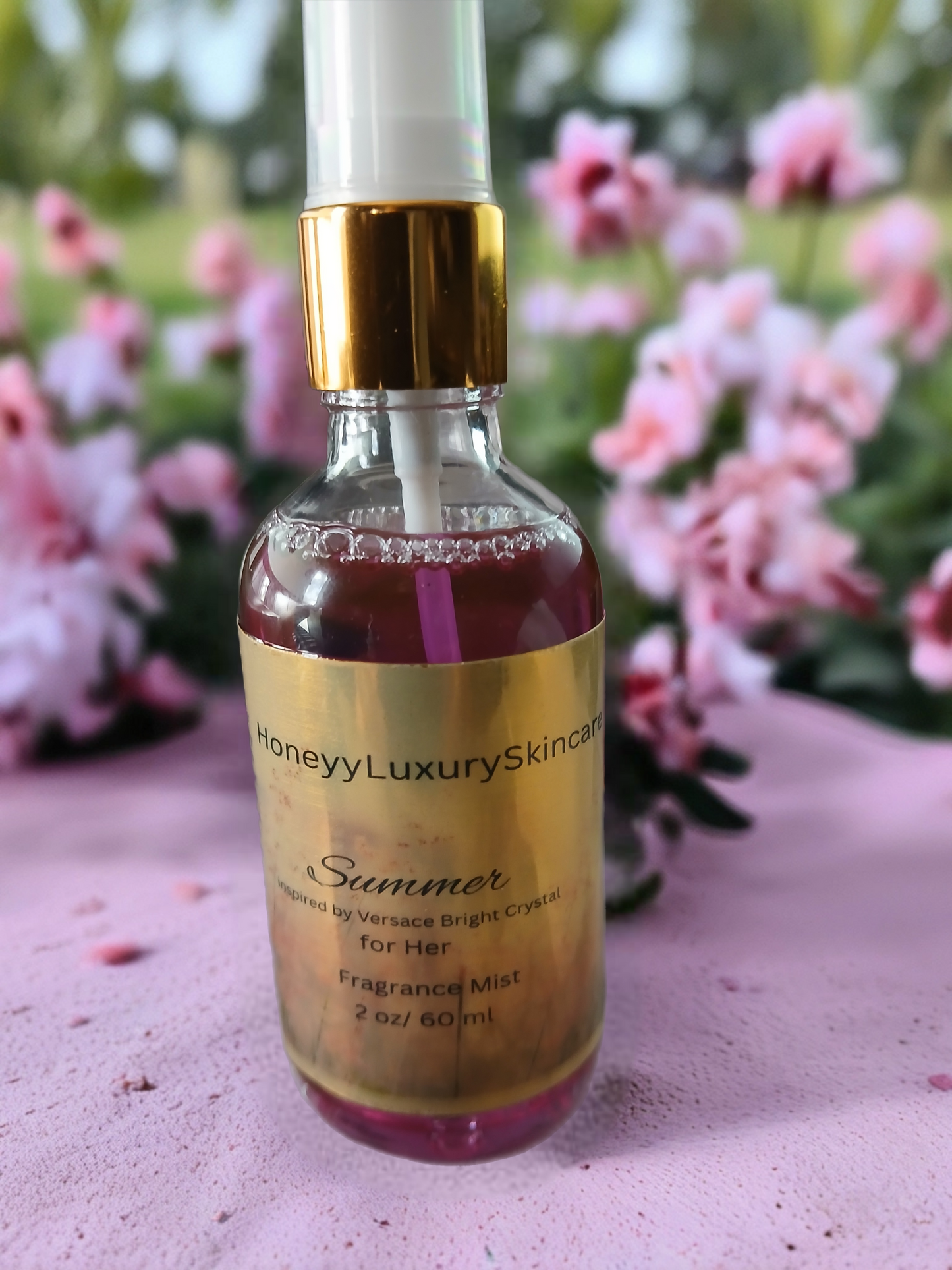 Summer inspired by Versace Bright Crystal Body Mist