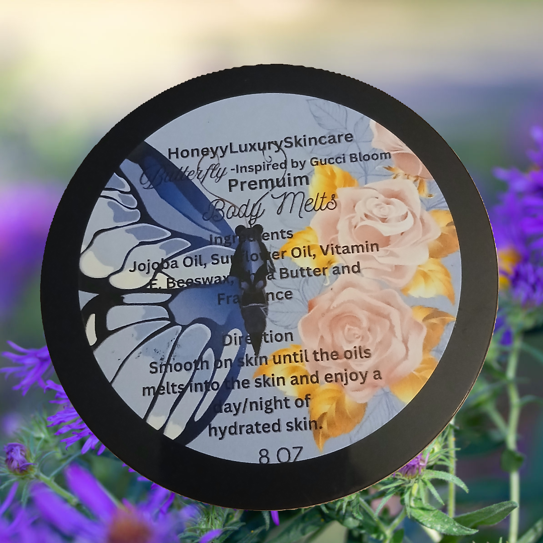 Butterfly-Gucci Bloom inspired Premuim Body Glaze