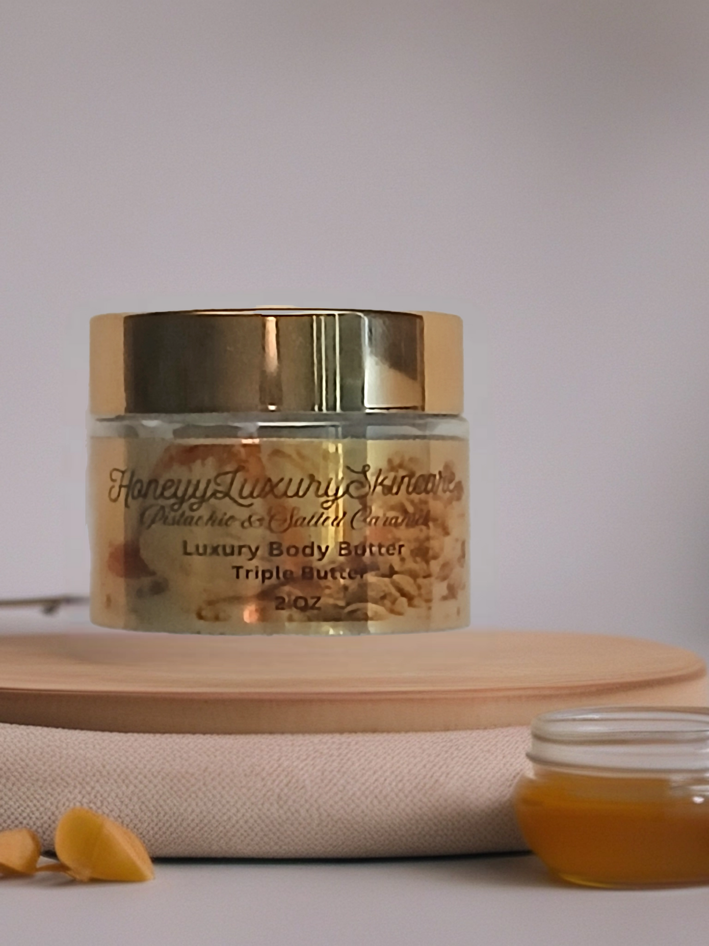 Pistachio and Salted Caramel Body Butter 2 oz