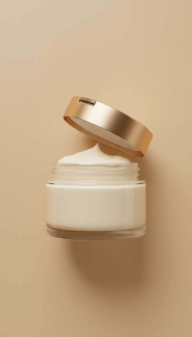 Vanilla Crème Body Glaze Glass Jar