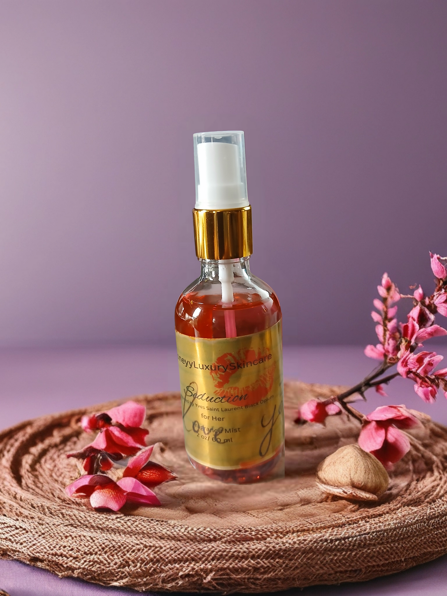 Seduction inspired by YSL Black Opium Body Mist