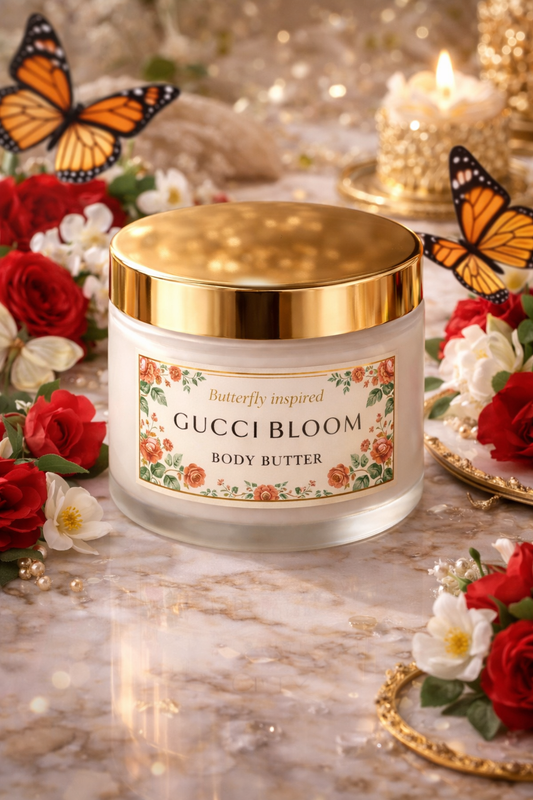 Butterfly-inspired Gucci Bloom  Luxury Body Butter 8 oz