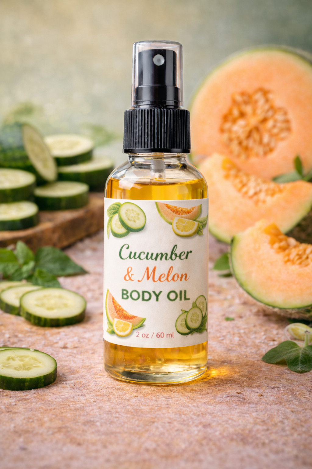 Cucumber & Melon Hydrating Body Oil-Limited Edition