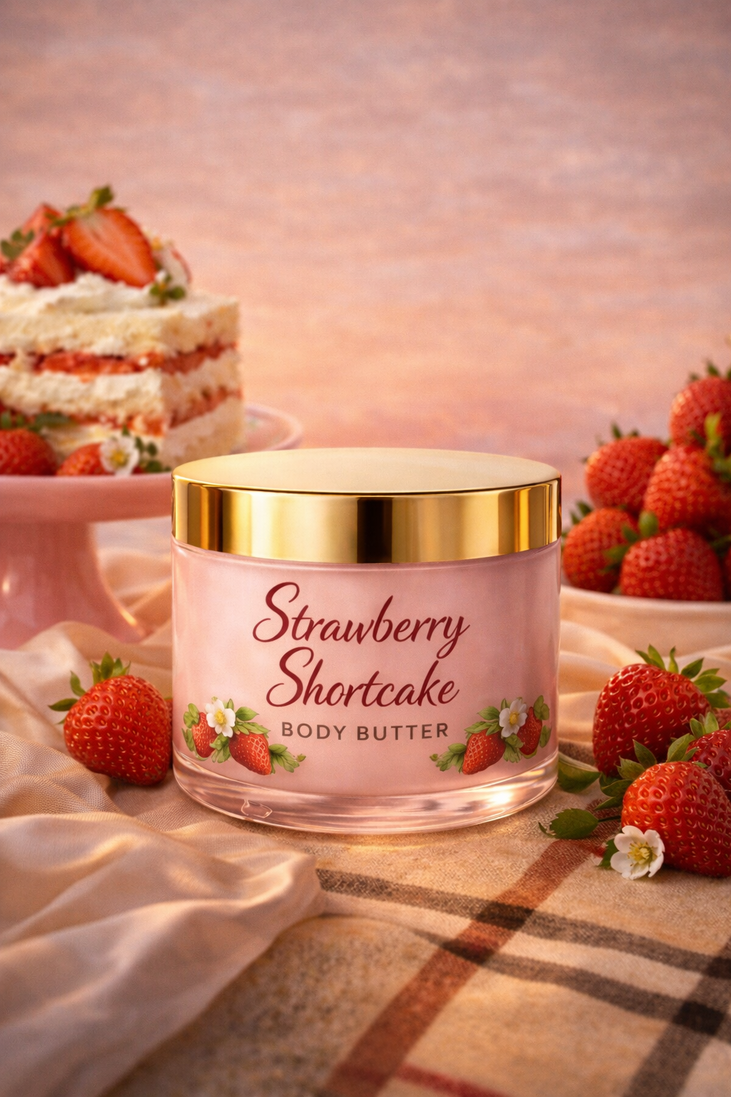 Strawberry Shortcake Luxury Body Butter 8 oz