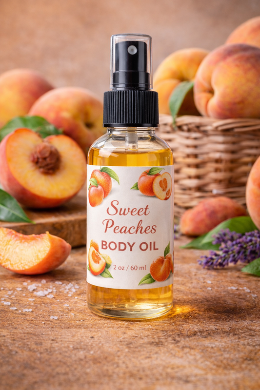 Sweet Peaches Hydrating Body Oil 2 oz