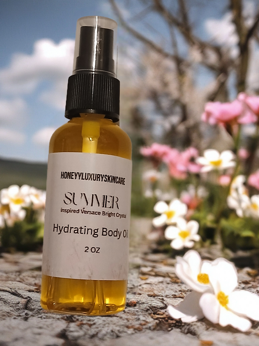 Summer-inspired by Versace Bright Crystal Hydrating Body Oil 2 oz