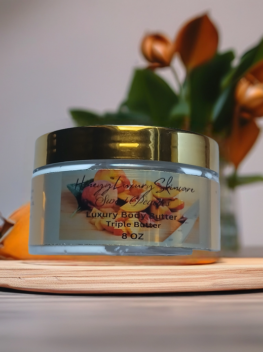 Sweet Peach Luxury Body Butter 8 oz