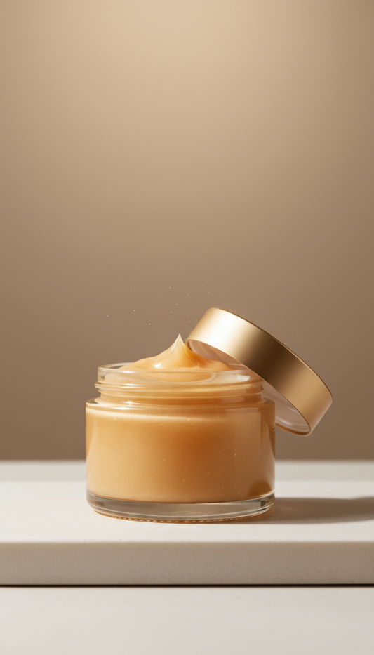 Honey Gold Body Butter Glass Jar